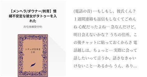 『タトゥー・刺青』ジャンルの同人作品【2024年最新】｜成人 